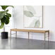Moira Natural / Light Wash Bench